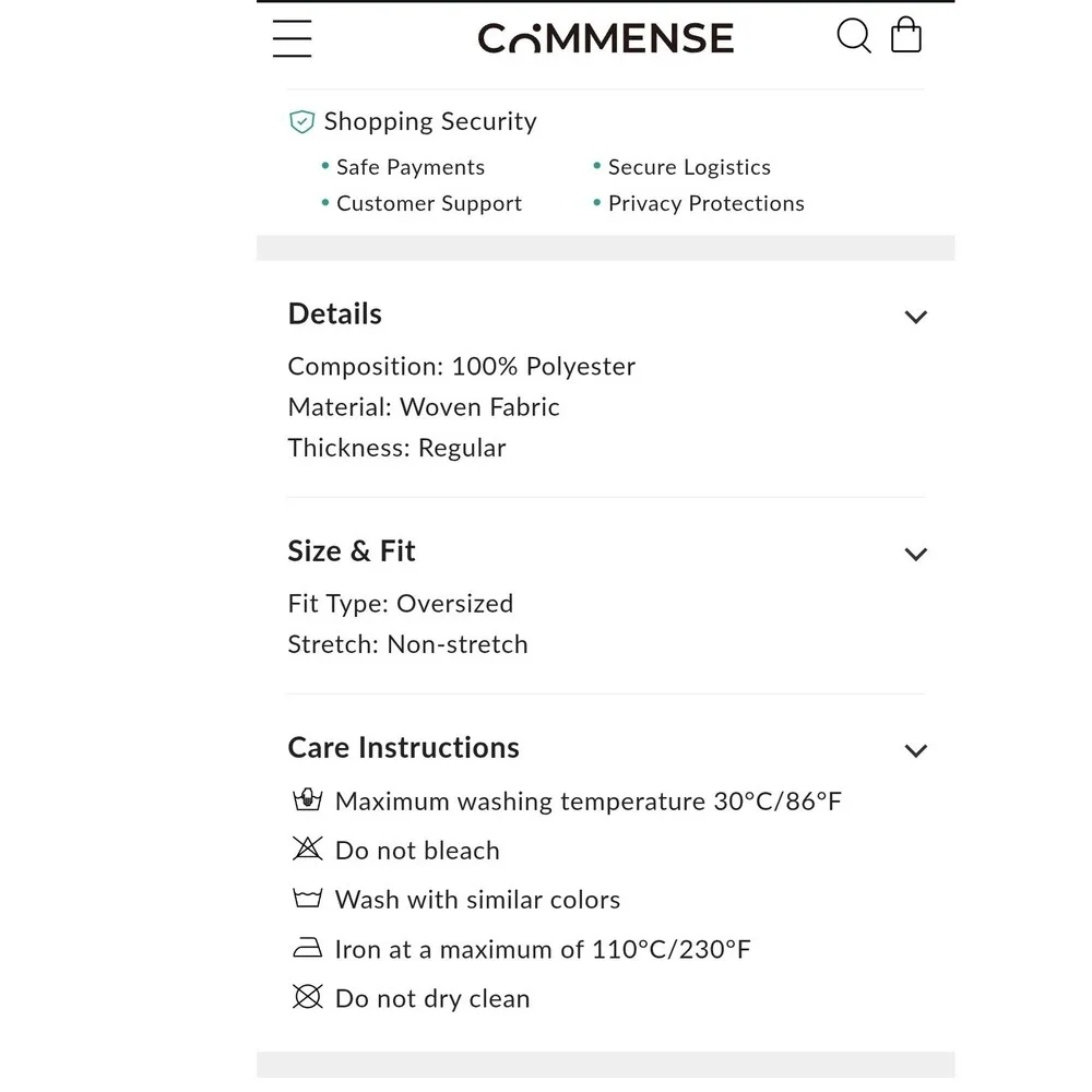 Commense Womens XL Oversized Leisure Pleat Pockets Wide Leg High Waisted Pants - Picture 11 of 12